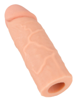 Penis Vergrösserungshülle Nature Skin +4cm hochelastisches TPE Verlängerung um 4cm & 2cm mehr Umfang kaufen