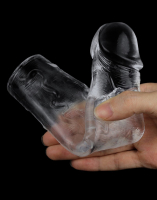Penis Enlargement-Sleeve transparent 5cm TPE