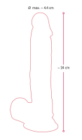 Penis Dildo bendable w. Suction-Cup Nature Skin 9.5-Inch bends & stays in Position TPE from NATURE SKIN buy cheap