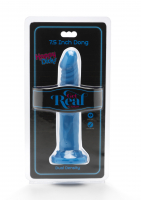 Penis-Dildo Dual-Density ToyJoy Happy Dicks 7.5-Inch blue