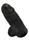 Penis Dildo extra thick King Cock Chubby 9 Inch Balls black