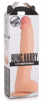 Godemiché pénis m. testicules & ventouse Hung Harry 11.75-Inch couleur chair