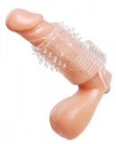 Penis Sheath vibrating Textured Erection Sleeve TPE