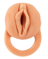 Penishülle & Masturbator 2-in-1 Nature Skin 18.5cm im Penis-Look mit Vagina & Hodenriemen von NATURE SKIN kaufen