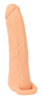 Penis Sleeve & Masturbator 2-in-1 Nature Skin 23.8cm lifelike Penis-Look & Vagina Opening stretchy Testicle Ring buy