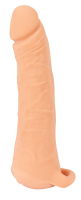 Acheter létui pénis & masturbateur 2 en 1 Nature Skin 23.8cm en look pénis avec lanières vagin & testicules de NATURE SKIN