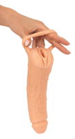 Penis Sleeve & Masturbator 2-in-1 Nature Skin 23.8cm lifelike Penis-shape & Vagina Opening by NATURE SKIN buy cheap