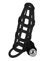 Penis Sheath w. Grid Structure & Vibration Sweet Cage TPE