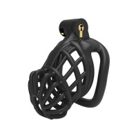 Penis-Cage w. integrated Lock Keima ABS black