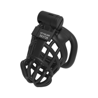 Penis-Cage w. integrated Lock Keima ABS black