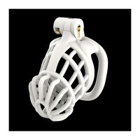Penis-Cage w. integrated Lock Keima ABS white
