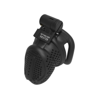 Penis-Cage w. integrated Lock Timea ABS black