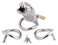 Chastity Penis Cage Tiger King Stainless Steel