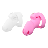 Penis Cage Silicone 10.5x3.5cm Flexy M pink