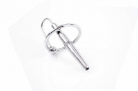 Penisplug hohl 8mm m. Eichelring 25mm Edelstahl