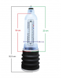 Penispumpe Bathmate HydroMax-9 transparent Penis-Vergrösserungspumpe von BATHMATE günstig kaufen
