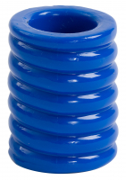 Penis Ring flexible TitanMen Cock Cage blue