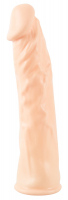 Manicotto per lingrandimento del pene in silicone da 4 cm color pelle