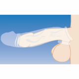 Penisverlängerungshülle transparent Extender Sleeve TPE