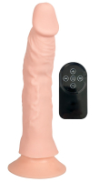 Penis Vibrator bendable w. Remote Nature Skin