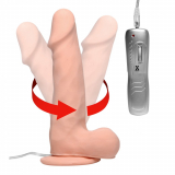 Penis Vibrator w. Rotation Disco Dick Donnie