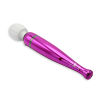 Pixey Deluxe vibratore a bacchetta ricaricabile rosa-cromo molto potente massaggiatore a bacchetta acquistare a buon mercato