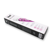 Pixey Deluxe Stabvibrator aufladbar pink-chrom extrem leistungsstarkes Stab-Massagegerät 3000-12000 U/min günstig