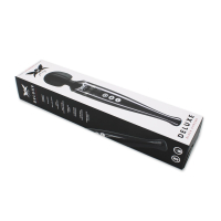 Pixey Deluxe vibratore a bacchetta ricaricabile nero-cromo con collo flessibile 3000-12000 giri/minuto acquistare a buon mercato