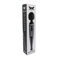 Pixey Deluxe Stabvibrator aufladbar schwarz-chrom stärkstes aufladbares Massagegerät 3000-12000 U/min günstig