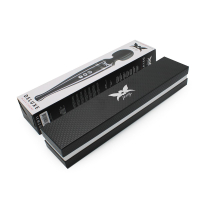 Pixey Deluxe Stabvibrator aufladbar schwarz-chrom extrem starkes Stabmassagegerät bis 12000 U/min günstig kaufen