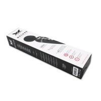 Pixey Deluxe Stabvibrator aufladbar schwarz-chrom extrem leistungsstarkes Massagegerät 3000-12000 U/min günstig