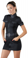 Polizei Kostüm Minikleid m. Gürtel