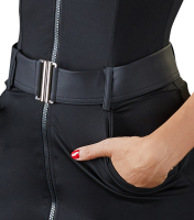 Costume de police mini-robe avec ceinture