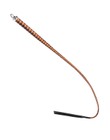 Premium Peitsche RISE Feather slim orange-schwarz