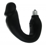 Prostata-Vibrator Realistic Silikon penisförmig & gekrümmt mit starkem Kugelvibrator günstig kaufen