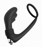 Prostate Vibrator with Cock Ring Nova Silicone