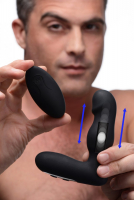 Prostatavibrator & Fernbedienung Kinetic Thumping 10X