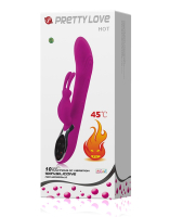 Vibrateur Rabbit avec. Fonction chauffante HTO II HOT Silicone chauffant jusquà 45 degrés 10 modèles de vibrations de PRETTY LOVE à vendre