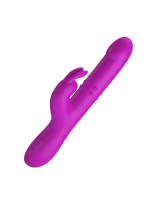 Rabbit Vibrator thrusting w. Rotation Reese Silicone 12+4+4 Modes waterproof from PRETTY LOVE buy cheap