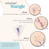 Shaving Template Lady Shape Triangle