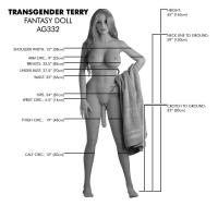 Poupée réelle NextGen Transgender Terry Poupée sexuelle