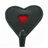 Riding Crop Leather Red Heart