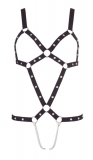 Body Harness elastic w. Crotch Chains