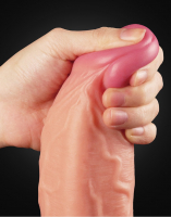 Giant Dildo King Sized Dual Layer 10-Inch Nature Cock Silicone