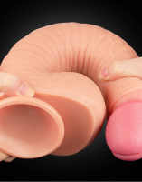 Giant Dildo King Sized Dual Layer 12-Inch Nature Cock Silicone