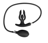 Rimba E-Stim Analplug aufblasbar aufspreizend Silikon