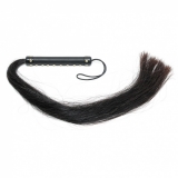 Horse Hair Whip w. Leather Handle
