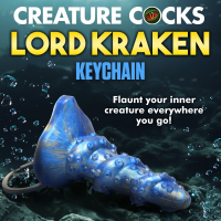 Acquista il portachiavi mini dildo Lord Kraken in silicone, accessorio divertente da CREATURE COCKS