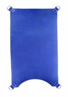 Amaca Sex sling 4 punti 100x62cm in pelle bovina blu