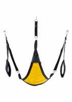 Sex-Sling Set w. Pillow triangle Canvas yellow-black